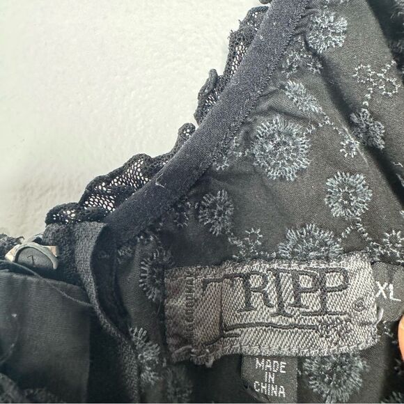 Tripp NYC black lace corset top size XL - Picture 4 of 5
